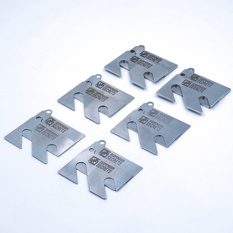 Suspension Secrets Front & Rear Camber Shim Kit - Porsche 981 / 718 Cayman GT4 - 0