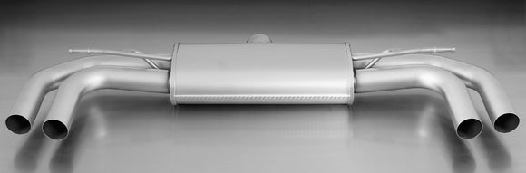 REMUS Performance Exhaust System Audi sport exhaust centered for left/right system (without tail pipes) - MODE Auto Concepts