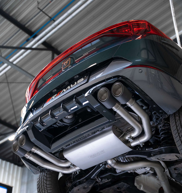 REMUS Performance Exhaust System Axle-back Sport exhaust CUPRA Formentor 2.0l TSI, 140kW DSG, centered (absorption principle) incl. (EC-) approval - MODE Auto Concepts