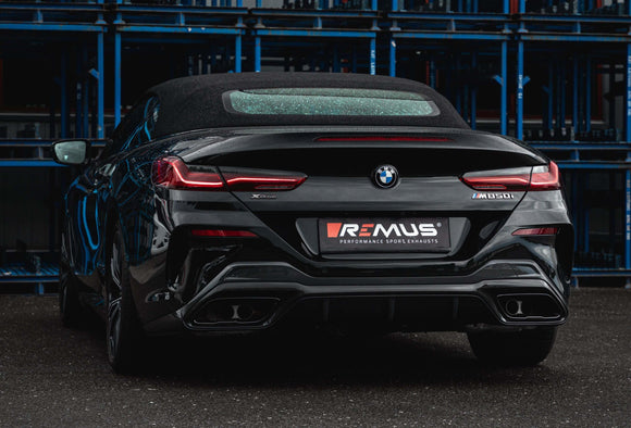 REMUS Performance Exhaust System Axle-back Sport Exhaust for the BMW M850iX, G14 Cabrio / G15 & G16 Coupe, incl. (EC-) approval - MODE Auto Concepts