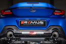 REMUS Performance Exhaust System Axle-Back sport exhaust system (absorption principle with tail pipe set) for Subaru BRZ, incl. EC approval - MODE Auto Concepts