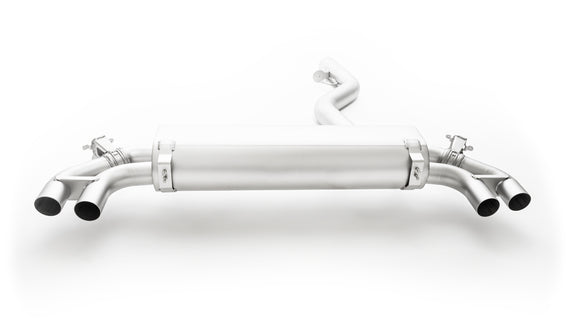 REMUS Performance Exhaust System Axle-back-system L/R: Sport exhaust centered with 2 integrated valves, NO EC TYPE APPROVAL - MODE Auto Concepts