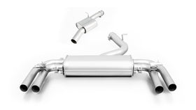 REMUS Performance Exhaust System Cat-back-system, sport exhaust centered for left/right system with 2 integrated valves and resonated front section (selectable tail pipes), with (EC-) approval - MODE Auto Concepts