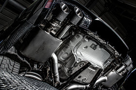 REMUS Performance Exhaust System Exhaust Audi RS6 /RS7 RACING-GPF-Back-System L/R: Sports silencer with 1 integrated flap each, RACING front silencer spare pipe and RACING middle silencer spare pipe, NO EC TYPE APPROVAL - MODE Auto Concepts