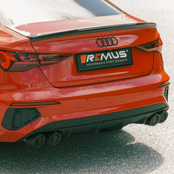 REMUS Performance Exhaust System Exhaust AUDI S3 Sedan (8Y) RACING GPF-Back style system No EEC Approval - MODE Auto Concepts