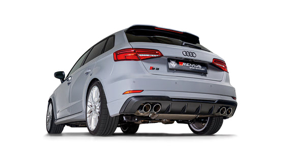 REMUS Performance Exhaust System Exhaust Audi S3 Sportback Quattro Axle-back-system, incl. (EEC-) approval - MODE Auto Concepts