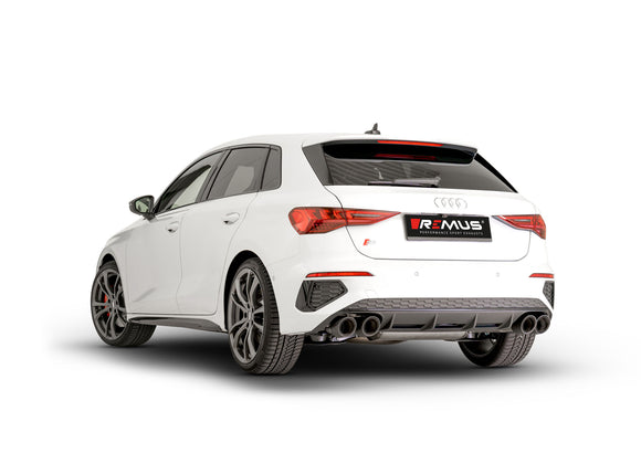 REMUS Performance Exhaust System Exhaust AUDI S3, Sportback RACING GPF-Back-System NO (EEC-) APPROVAL - MODE Auto Concepts