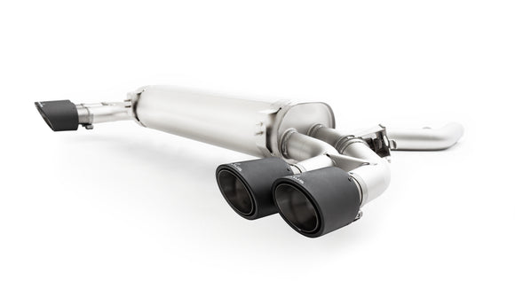 REMUS Performance Exhaust System Exhaust Axle-back style system BMW G20/G21 320i/330i L/R: Sport exhaust centered with 2 integrated valves, incl. (EEC-) approval - MODE Auto Concepts