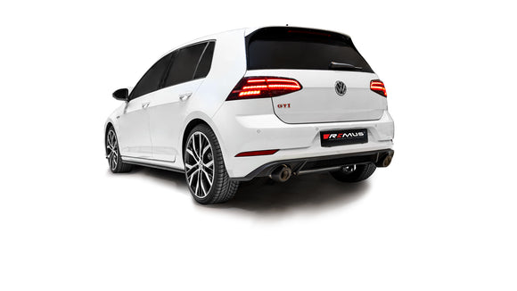 REMUS Performance Exhaust System Exhaust Axle-back style system quad for Golf 7 GTI Performance Facelift incl. (EEC-) approval - MODE Auto Concepts