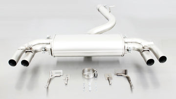 REMUS Performance Exhaust System Exhaust Axle-back-system for Audi S3 Facelift with 2 integrated valves (selectable tail pipes), incl. EC homologation - MODE Auto Concepts