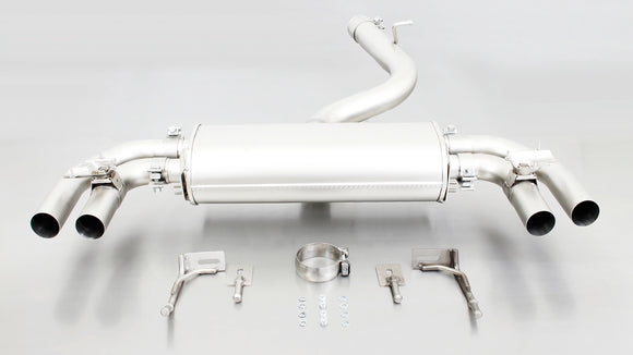REMUS Performance Exhaust System Exhaust Axle-back-system for Audi S3 Facelift with 2 integrated valves (selectable tail pipes), incl. EC homologation - MODE Auto Concepts