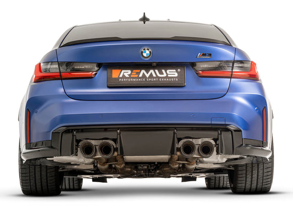 REMUS Performance Exhaust System Exhaust BMW M3/G80 M4/G82 & M3/G80 M4/G82 Competition RACING Axle-Back-System, NO (EEC-) APPROVAL - MODE Auto Concepts