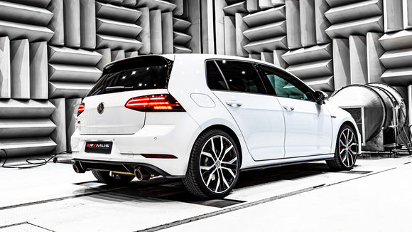 REMUS Performance Exhaust System Exhaust GPF-back style system quad for VW Golf VII Facelift AU 2.0l TSI, GTI Performance Facelift incl. (EEC-) approval - MODE Auto Concepts