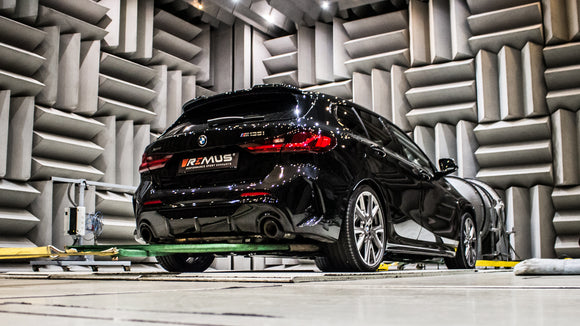 REMUS Performance Exhaust System Exhaust RACING GPF-back BMW M135i F40, NO EC TYPE APPROVAL - MODE Auto Concepts