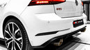 REMUS Performance Exhaust System Exhaust RACING GPF-back system VW Golf 7 GTI quad L/R: Sport exhaust quad system with connection tube and non-resonated RACING GPF-back section, NO (EEC-) APPROVAL - MODE Auto Concepts