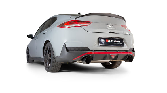 REMUS Performance Exhaust System Exhaust system RACING Cat-back style Hyundai i30 Fastback N Performance - MODE Auto Concepts