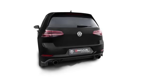 REMUS Performance Exhaust System Exhaust VW Golf VII Non-Resonated RACING Cat-Back-System Upgrade - MODE Auto Concepts