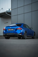 REMUS Performance Exhaust System RACING Axle-back-system L/R quad: Sport exhaust centered for BMW M240i(x) Coupe, NO (EC-) approval - MODE Auto Concepts