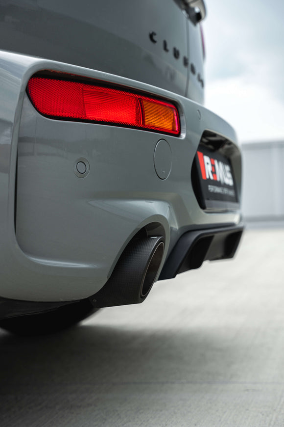 REMUS Performance Exhaust System RACING Cat-Back sport rear exhaust for the MINI JCW (selectable tail pipes), centered for L/R system no EC approval - MODE Auto Concepts