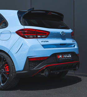 REMUS Performance Exhaust System RACING CAT-back-system for Hyundai i30N Performance (with tail pipes) - MODE Auto Concepts