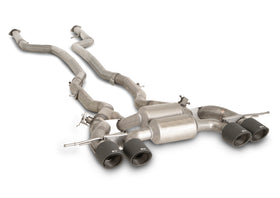 REMUS Performance Exhaust System RACING Downpipe-Back Sport Exhaust BMW M3 & M4 Competition, NO (EEC-) APPROVAL - MODE Auto Concepts