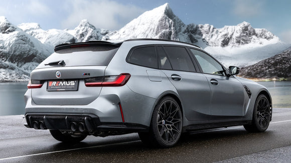 REMUS Performance Exhaust System RACING Downpipe-Back System, Titanium Sport Exhaust BMW M3 & M4 Competition, NO (EEC-) APPROVAL - MODE Auto Concepts