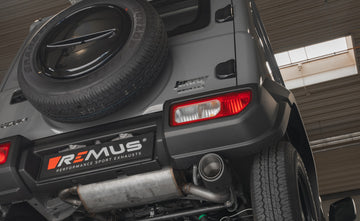 REMUS Performance Exhaust System RACING GPF Back Exhaust System (outlet right side) - Suzuki Jimny (NO EC approval) - MODE Auto Concepts
