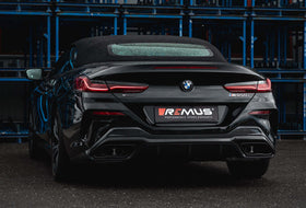 REMUS Performance Exhaust System Racing-GPF-back Sport Exhaust for the BMW M850iX, G14 Cabrio / G15 & G16 Coupe, NO (EC-) approval - MODE Auto Concepts