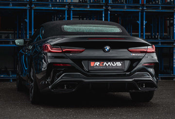 REMUS Performance Exhaust System Racing-GPF-back Sport Exhaust for the BMW M850iX, G14 Cabrio / G15 & G16 Coupe, NO (EC-) approval - MODE Auto Concepts