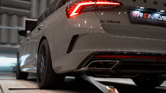 REMUS Performance Exhaust System Skoda Octavia RS IV - GPF/Cat-Back RACING Exhaust System, incl. NO (EC-) approval - MODE Auto Concepts