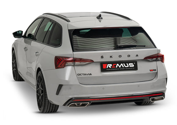 REMUS Performance Exhaust System Skoda Octavia RS IV - GPF/Cat-Back SPORTS Exhaust System, incl. (EC-) approval - MODE Auto Concepts