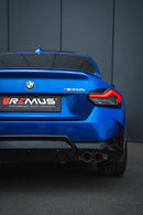 REMUS Performance Exhaust System Sport Cat-back-system for BMW M240i(x) G42 Coupe incl. (EC-) approval (direct fit for models with GPF) - MODE Auto Concepts