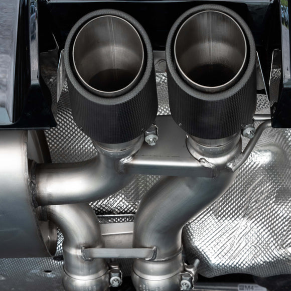 REMUS Performance Exhaust System SPORT Secondary Cat-Back rear exhaust system for BMW M2 G87 (absorption principle with selectable tail pipes) , NO. EC approval - MODE Auto Concepts