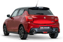REMUS Performance Exhaust System Suzuki Swift Sport Hybrid and Boosterjet AZ Cat-Back Exhaust System incl 2 tail pipes Ø 115 mm chromed silver, angled rolled, incl. (EC-) approval - MODE Auto Concepts