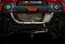 REMUS Performance Exhaust System Suzuki Swift Sport Hybrid and Boosterjet AZ Cat-Back Exhaust System incl 2 tail pipes Ø 115 mm chromed silver, angled rolled, incl. (EC-) approval - MODE Auto Concepts