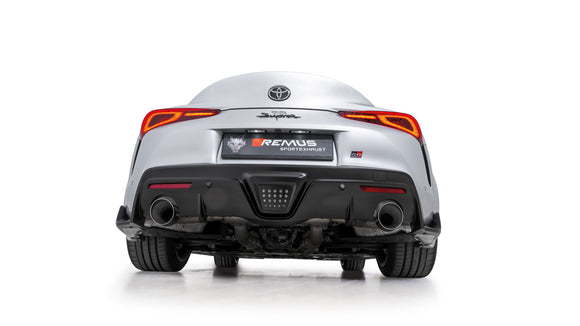 REMUS Performance Exhaust System Toyota GR Supra RACING Axle-back Exhaust System with Chromed Tail Pipe Tips (No -EC homologation) - MODE Auto Concepts
