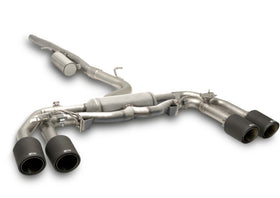 REMUS Performance Exhaust System VW Golf 8 R, GPF-Back RACING Exhaust System L/R, NO (EEC-) APPROVAL - MODE Auto Concepts