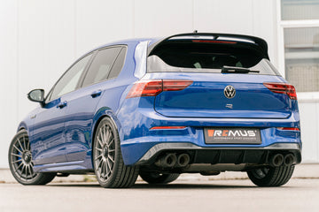 REMUS Performance Exhaust System VW Golf 8 R, GPF-Back SPORTS Exhaust System L/R, incl. (EEC-) approval - MODE Auto Concepts