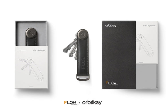 FLOW Designs  Flow Designs x Orbitkey - Key Organiser Leather - MODE Auto Concepts
