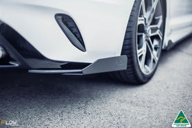 White Stinger CK GT Rear Spat Splitter Winglets