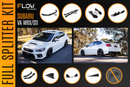 FLOW Designs  VA WRX/STI Full Lip Splitter Set - MODE Auto Concepts