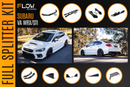 FLOW Designs  VA WRX/STI Full Lip Splitter Set - MODE Auto Concepts