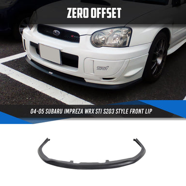 Zero Offset  S203 Style Front Lip for 04-05 Subaru Impreza WRX/STI - MODE Auto Concepts
