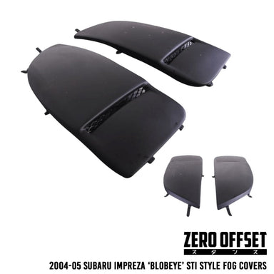 Zero Offset  STI Style Fog Covers for 04-05 Subaru Impreza WRX - MODE Auto Concepts