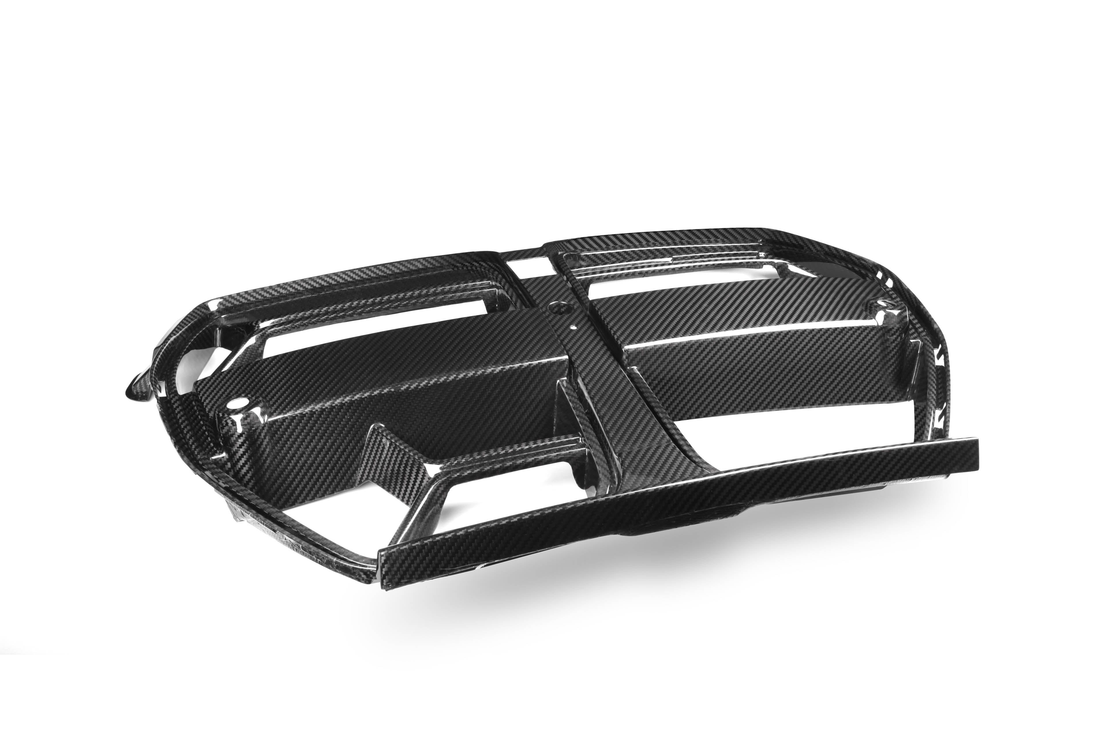 Zero Offset  CSL Style Pre Pregged Dry Carbon Grill For BMW M3 G80 G81 / M4 G82 G83 with ACC 20+ - MODE Auto Concepts
