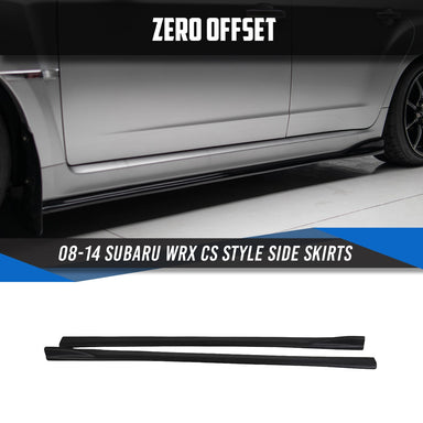 Zero Offset  CS Style Side Skirts for 08-14 Subaru WRX/STI - MODE Auto Concepts