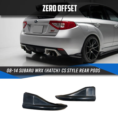 Zero Offset  CS Style Rear Pods for 08-14 Subaru WRX (Hatch) - MODE Auto Concepts