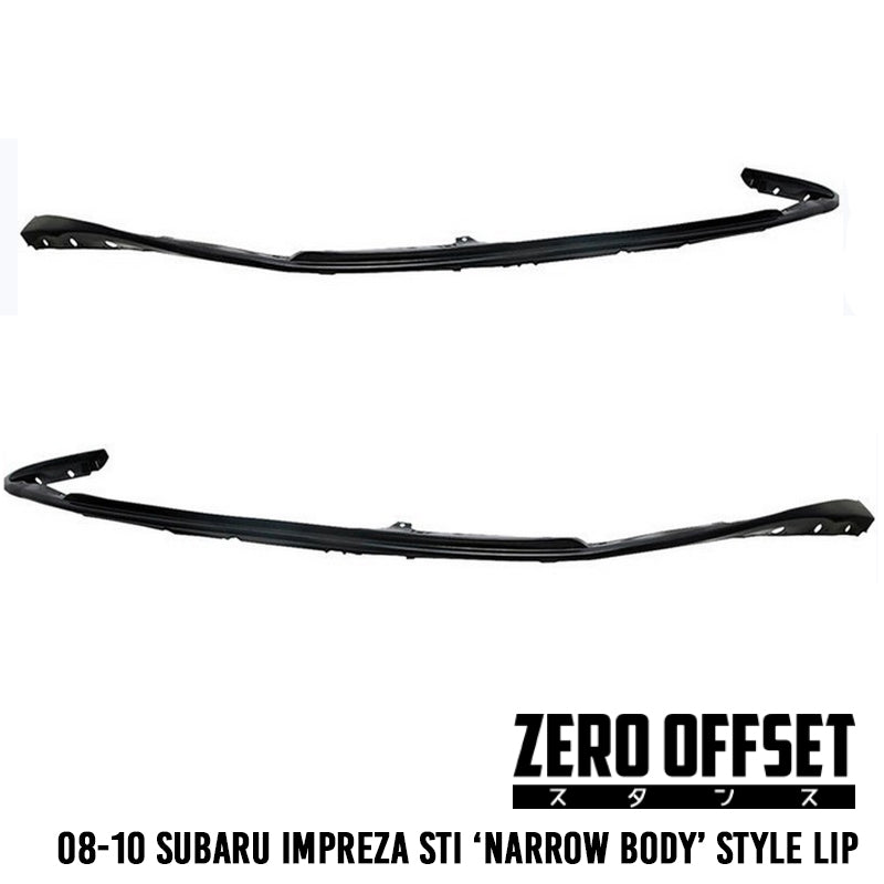 Zero Offset  STI Style Front Lip for 08-10 Subaru Impreza RS (Narrowbody) - MODE Auto Concepts