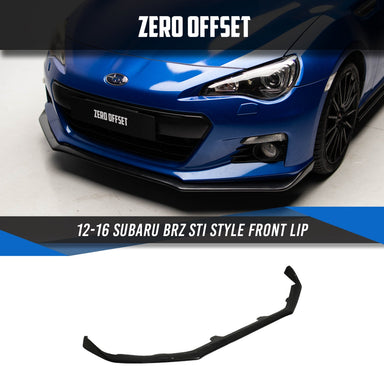 Zero Offset  STI Style Front Lip for 12-16 Subaru BRZ (ZC6) - MODE Auto Concepts