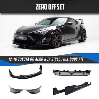 Zero Offset  Aero Nur Style Full Body Kit for 12-16 Toyota 86 (ZN6) - MODE Auto Concepts